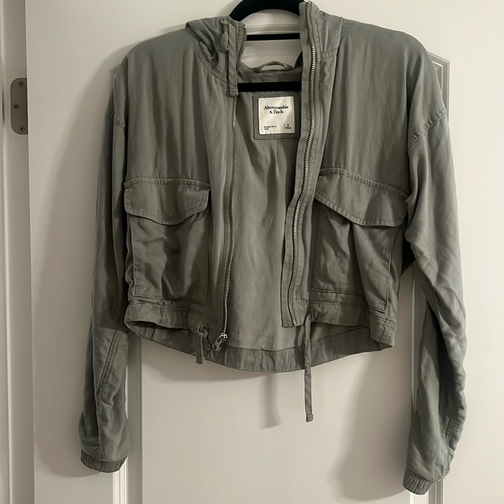 Abercrombie small waist length cargo jacket